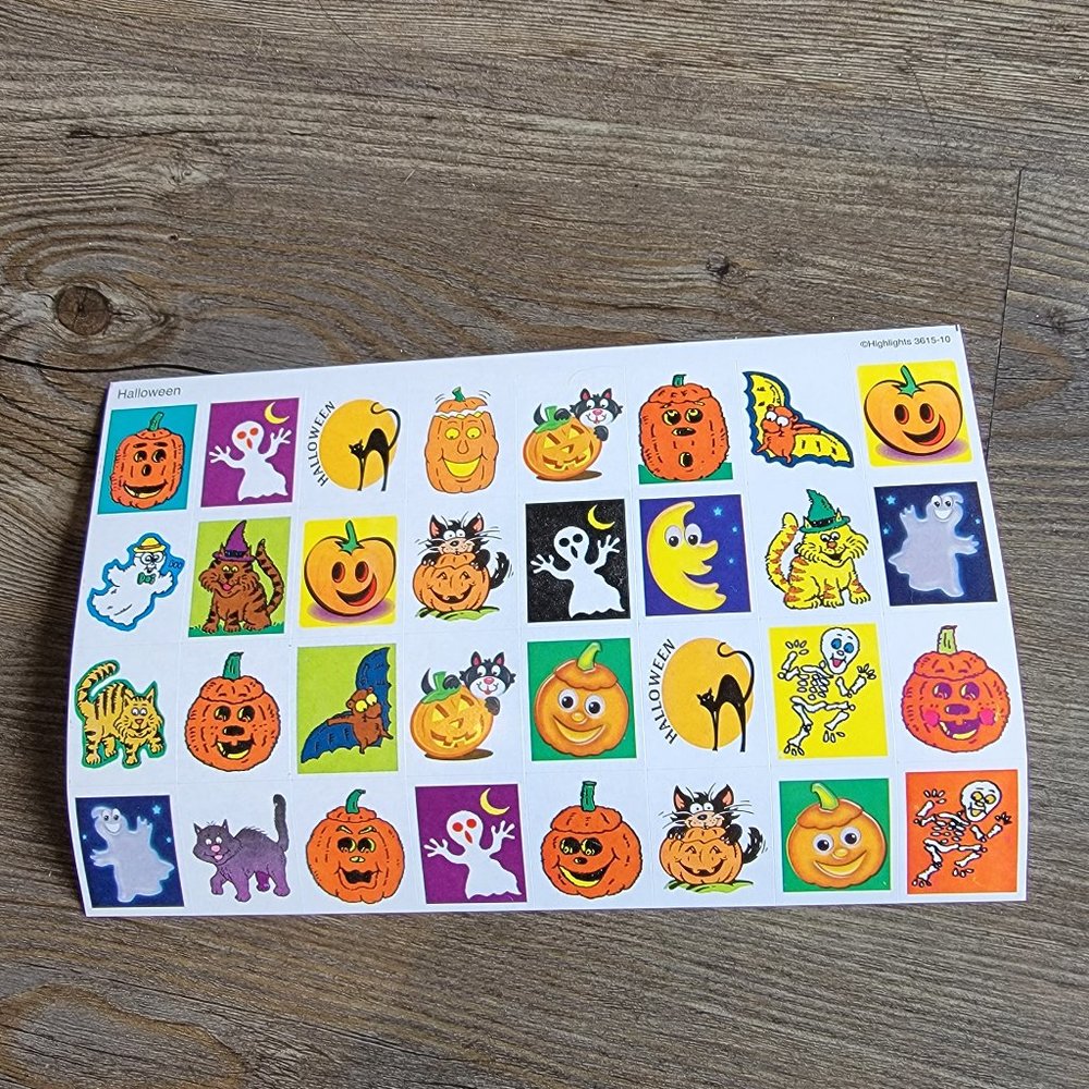 Vintage highlights vinyl stickers